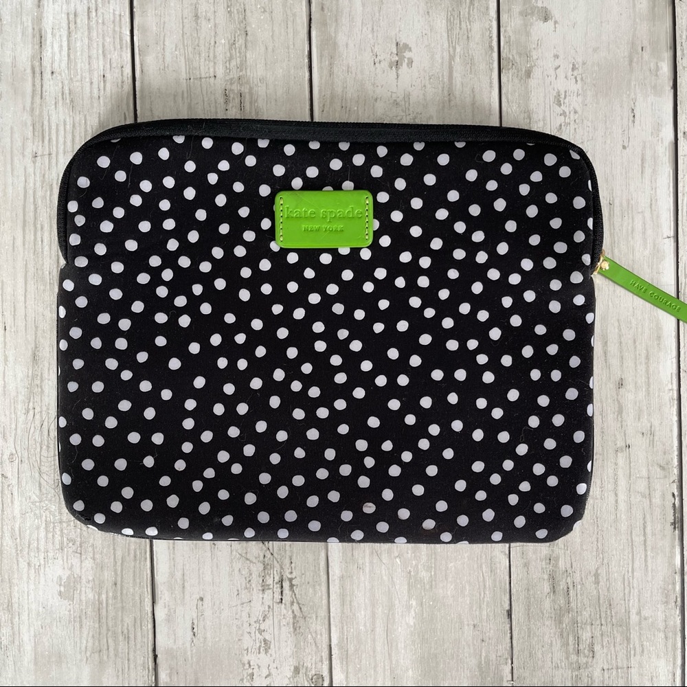 kate spade Black and White Polka Dot Tablet Case